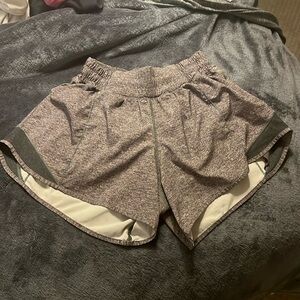 Lululemon hotty hot shorts heather gray